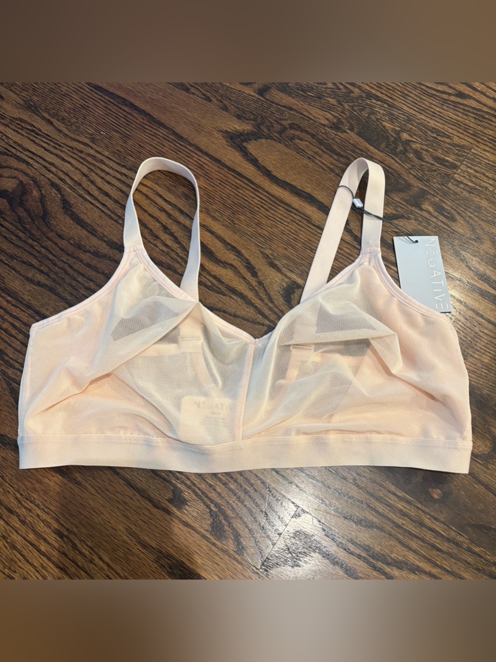 Negative Underwear Sieve Non-Wire Plus Bra - Peach - 5+ 40DDD F G